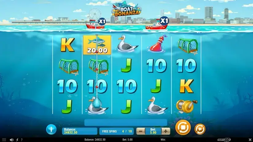 Boat Bonanza slot screenshot 3
