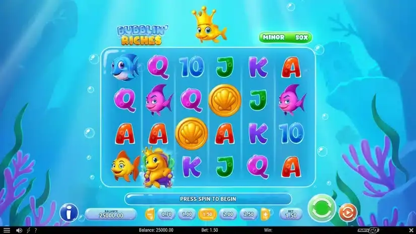 Bubblin’ Riches slot screenshot 
