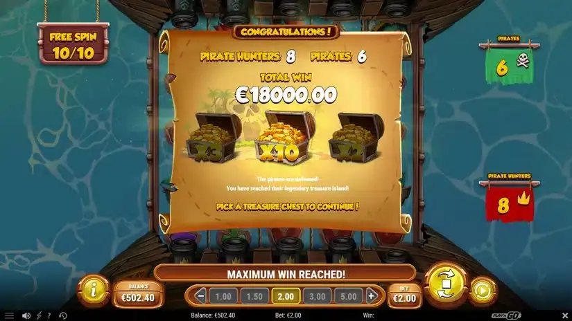 Captain Glum: Pirate Hunter slot screenshot 