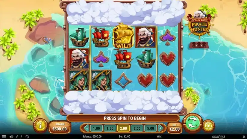 Captain Glum: Pirate Hunter slot screenshot 