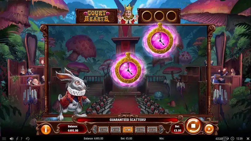 Court of Hearts slot screenshot 2