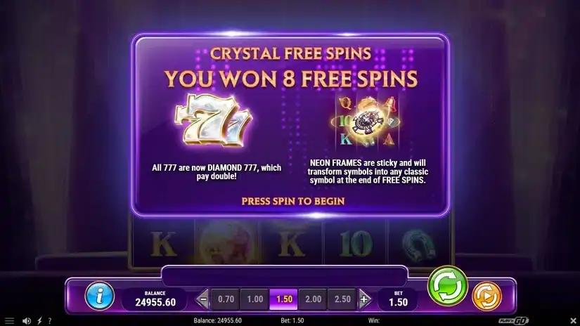 Crystal Hall slot screenshot 5