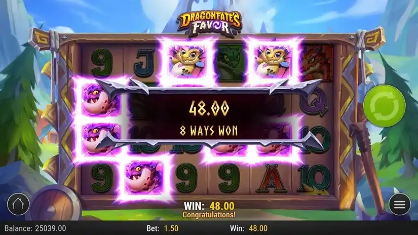 Dragonfate’s Favor slot screenshot 3