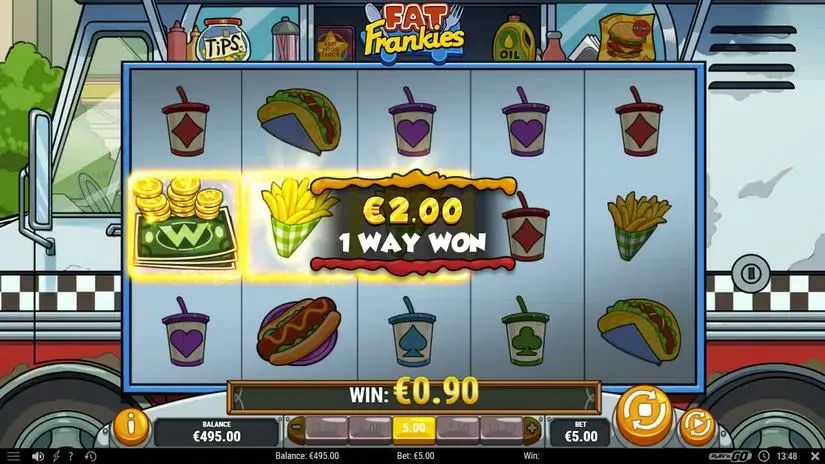 Fat Frankies slot screenshot 