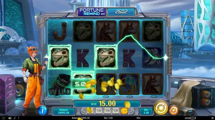 Fortune Rewind slot screenshot 2