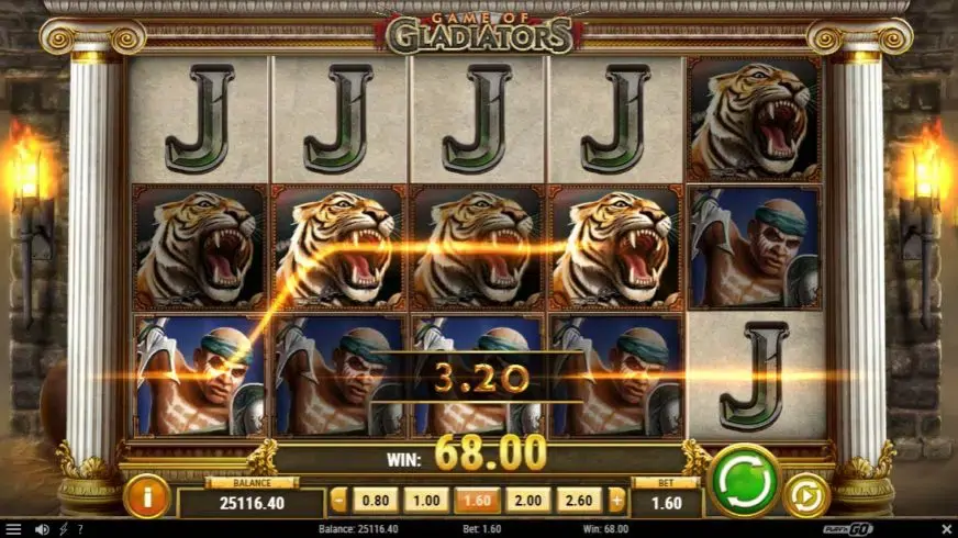 Game of Gladiators slot screenshot 4