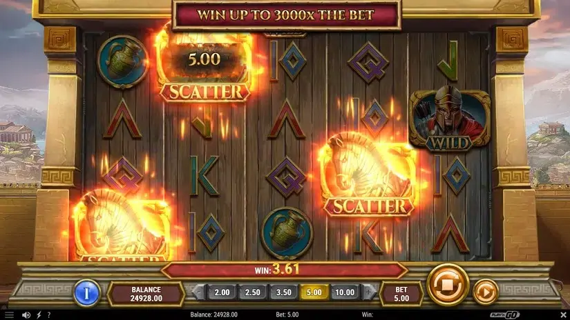 Gates of Troy slot screenshot 3