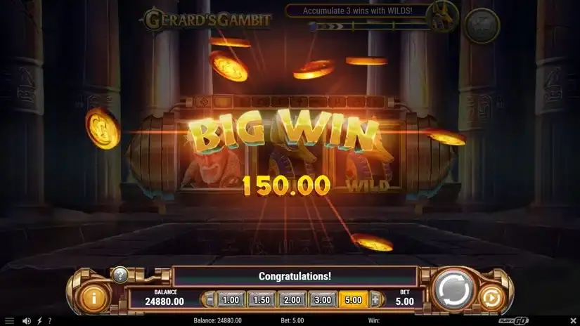 Gerard’s Gambit slot screenshot 5