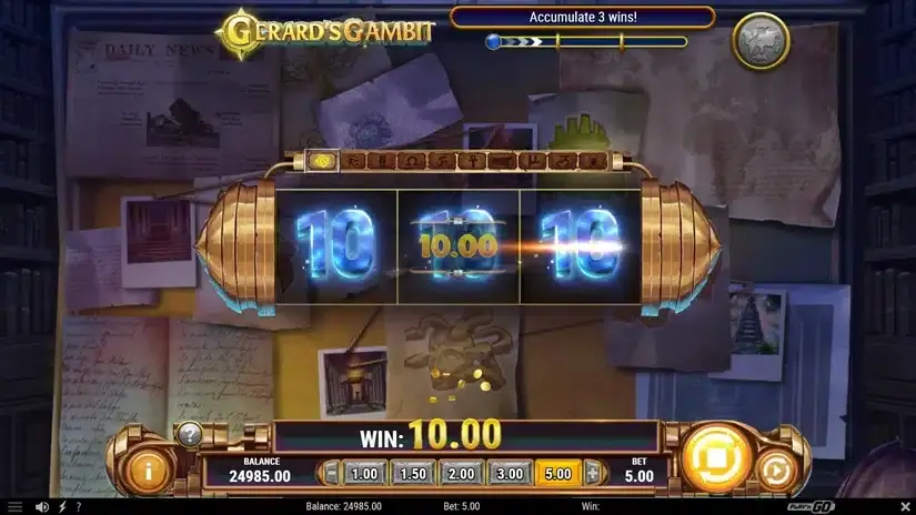 Gerard’s Gambit slot screenshot 2