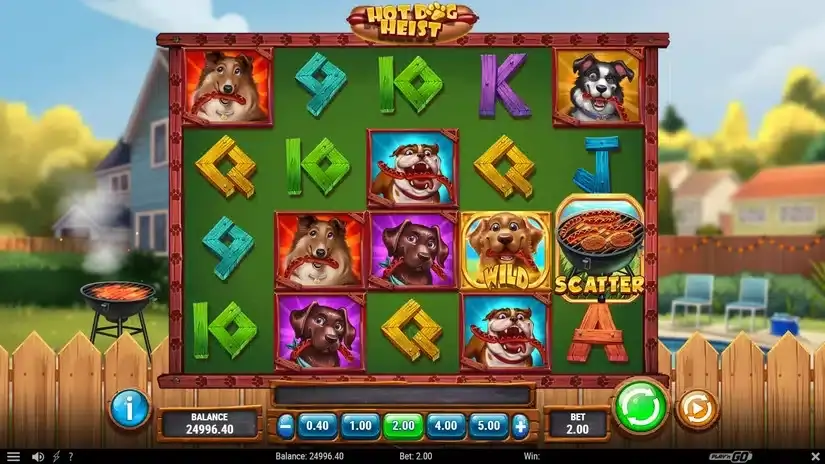 Hot Dog Heist slot screenshot 