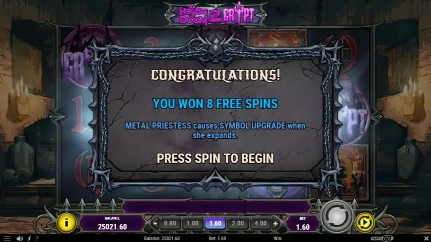 House of Doom 2: The Crypt slot screenshot 5