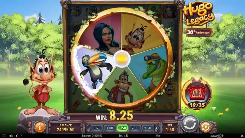 Hugo Legacy slot screenshot 3