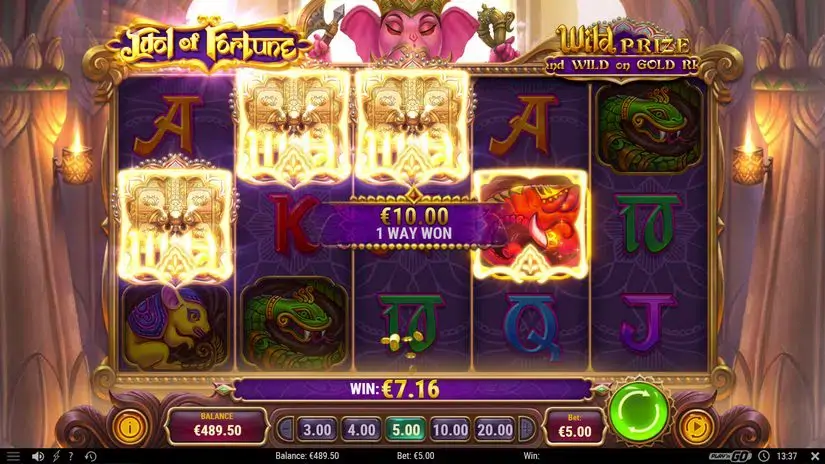 Idol of Fortune slot screenshot 8