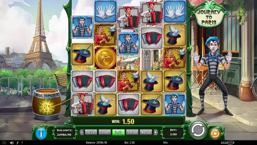 Journey to Paris slot screenshot 3