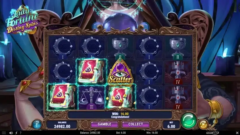 Lady of Fortune Destiny Spins slot screenshot 2