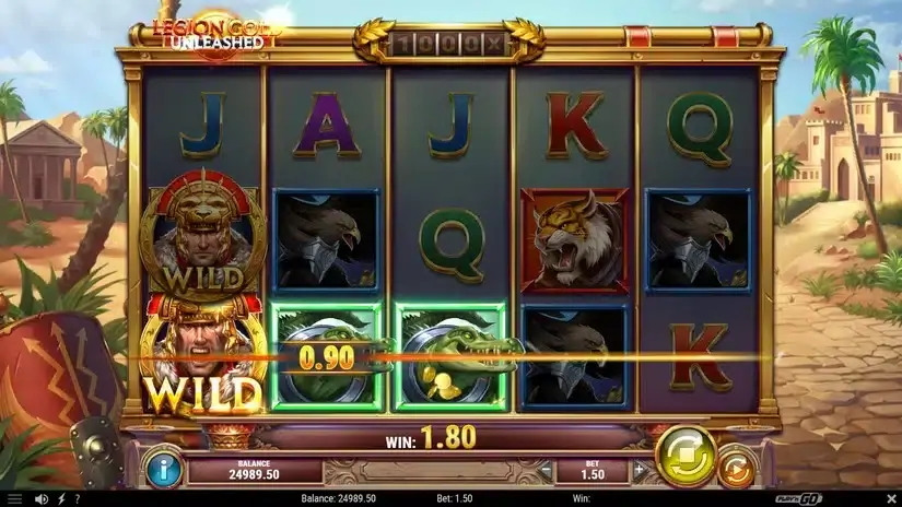Legion Gold Unleashed slot screenshot 2