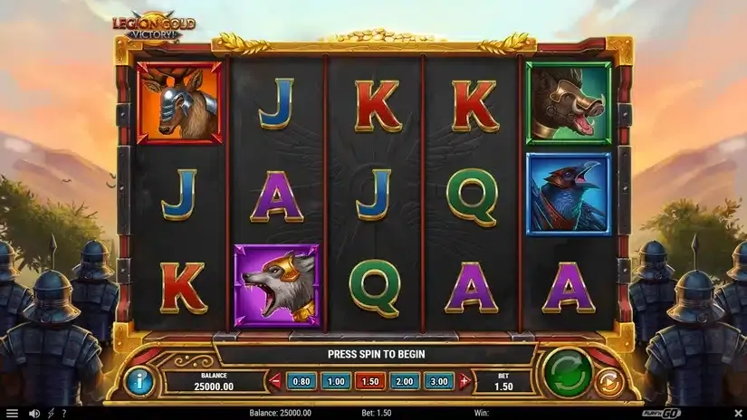 Legion Gold Victory! slot screenshot 
