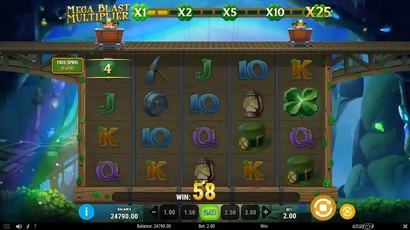 Leprechaun’s Diamond Dig slot screenshot 