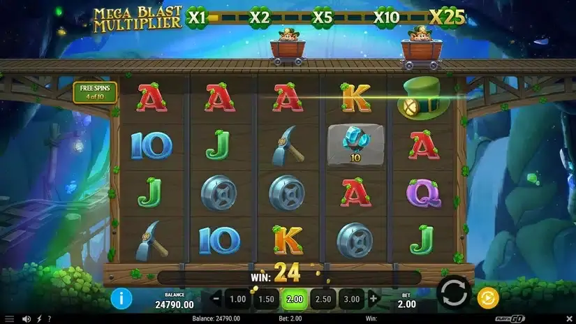 Leprechaun’s Diamond Dig slot screenshot 4