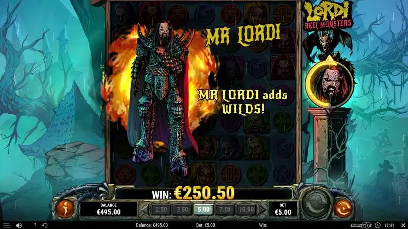Lordi Reel Monsters slot screenshot 6