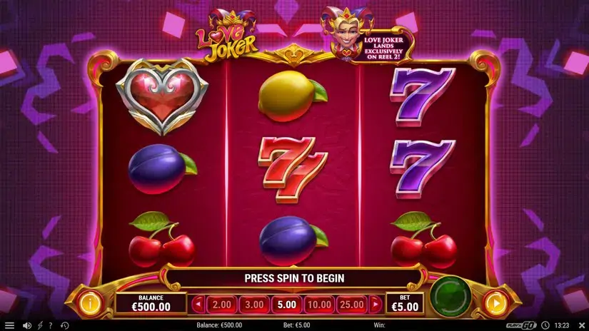 Love Joker slot screenshot 