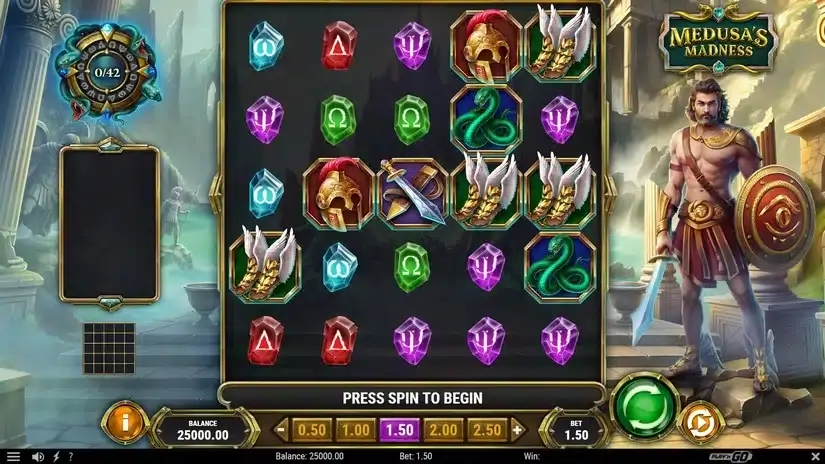Medusa’s Madness slot screenshot 1