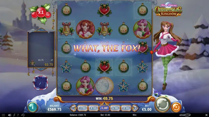 Moon Princess Christmas Kingdom slot screenshot 7