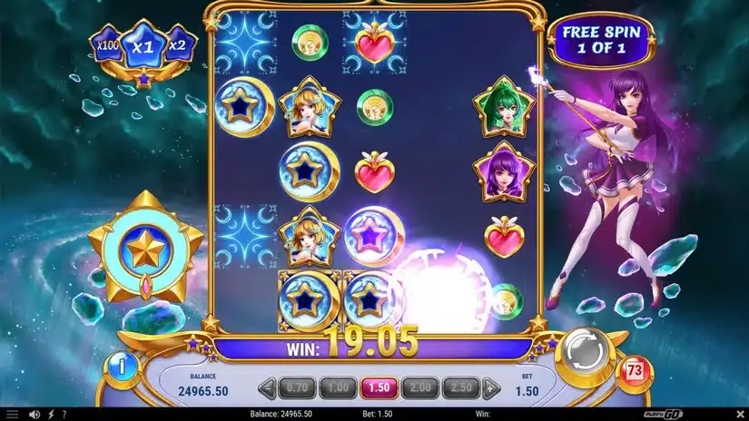 Moon Princess Stargazing slot screenshot 