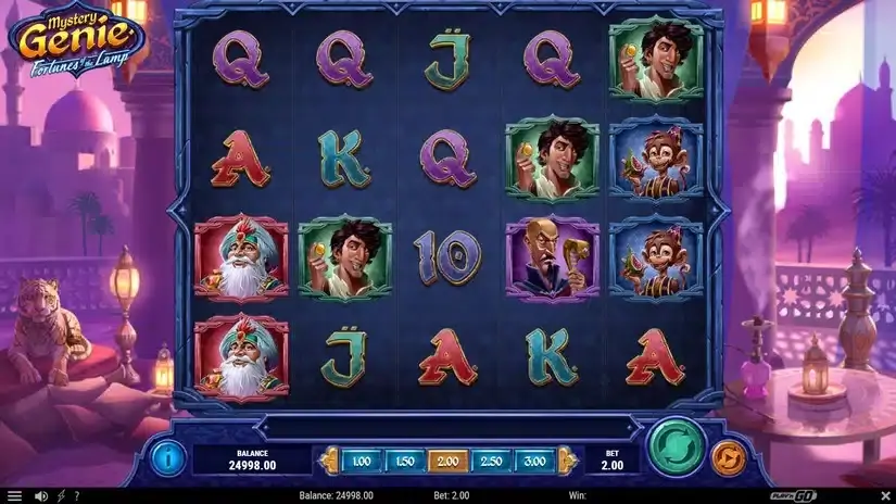 Mystery Genie Fortunes of the Lamp slot screenshot 