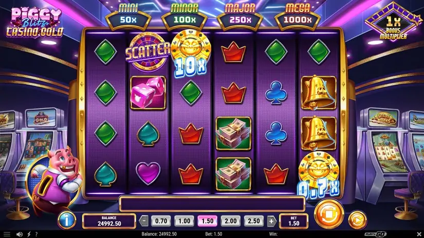 Piggy Blitz Casino Gold slot screenshot 2