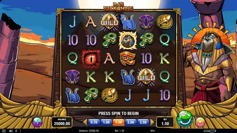Ra’s Reckoning slot screenshot 1