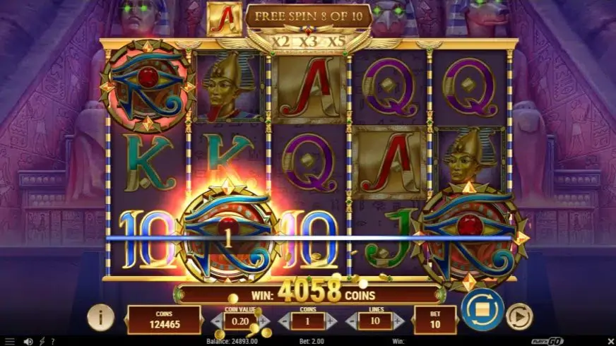 Rich Wilde And The Amulet of Dead slot screenshot 