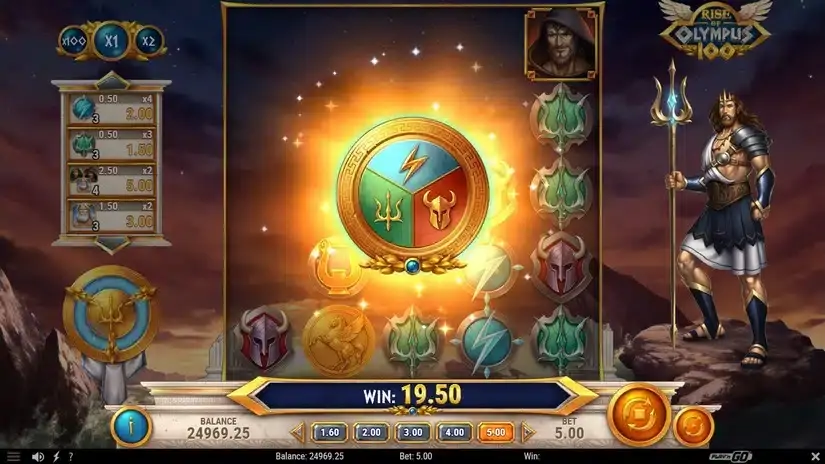 Rise of Olympus 100 slot screenshot 4