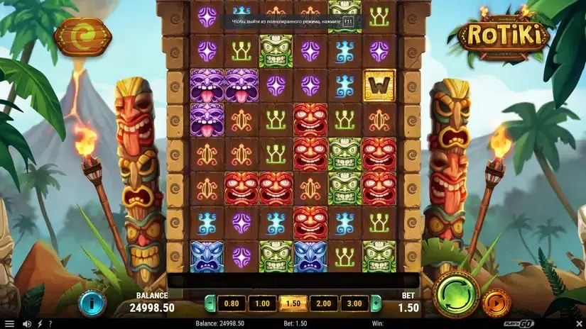Rotiki slot screenshot 