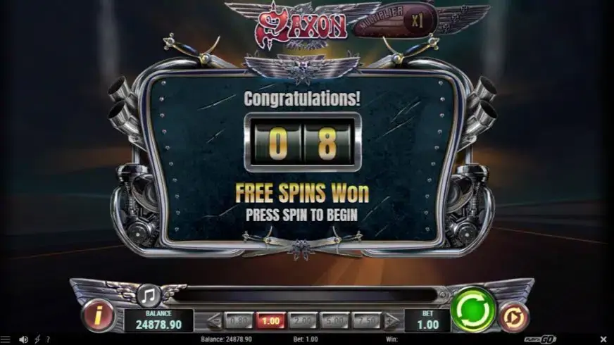 Saxon slot screenshot 4