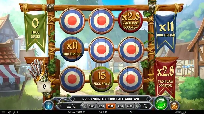 Sherwood Gold slot screenshot 5