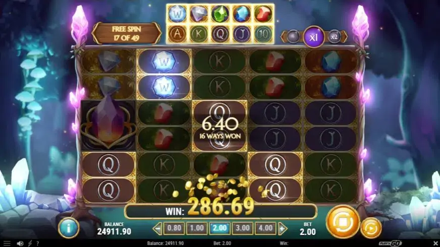 Shimmering Woods slot screenshot 