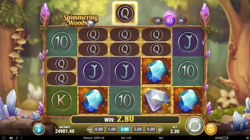 Shimmering Woods slot screenshot 2