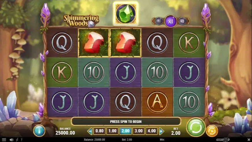 Shimmering Woods slot screenshot 