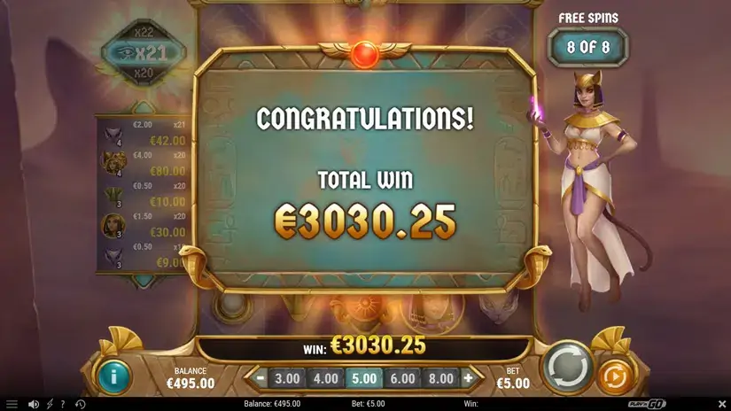 Sisters of the Sun slot screenshot 10