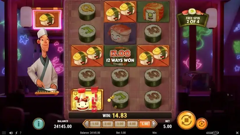 Slashimi slot screenshot 6