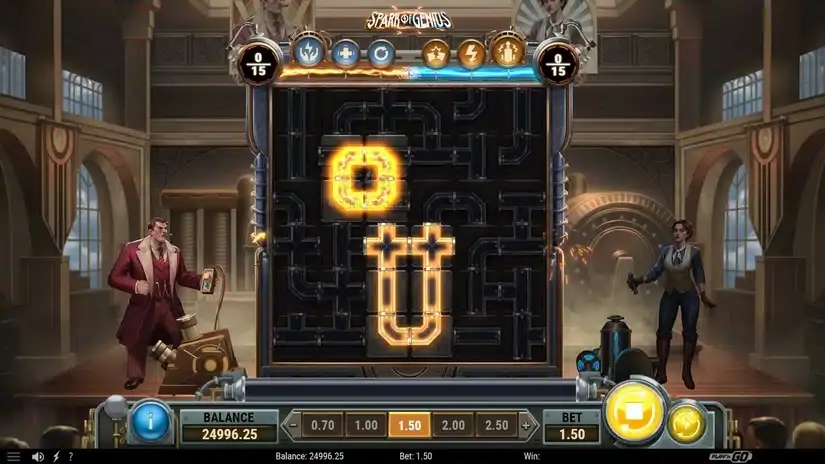 Spark of Genius slot screenshot 3