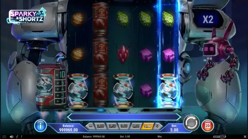 Sparky and Shortz slot screenshot 2