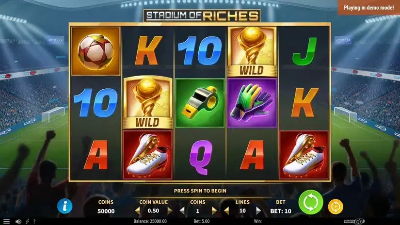 Stadium of Riches slot screenshot 1