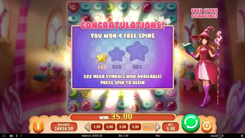 Sweet Alchemy 2 slot screenshot 