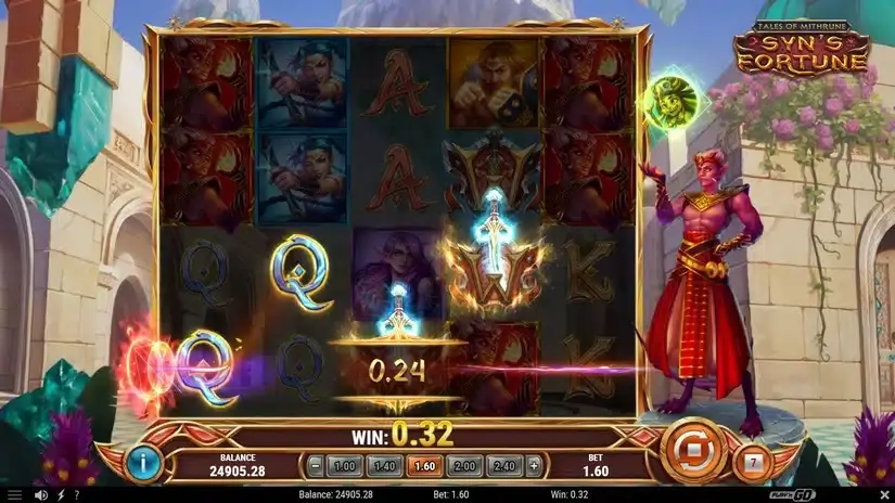 Tales of Mithrune Syn’s Fortune slot screenshot 