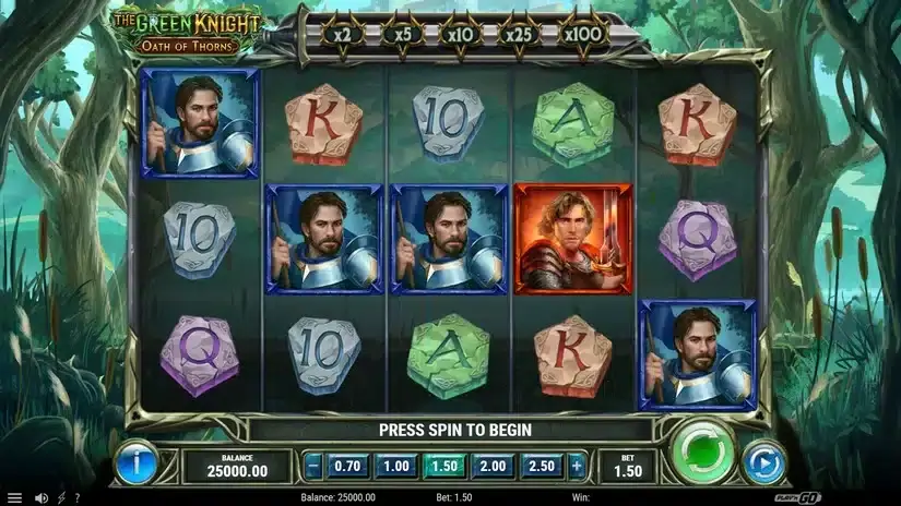 The Green Knight Oath of Thorns slot screenshot 