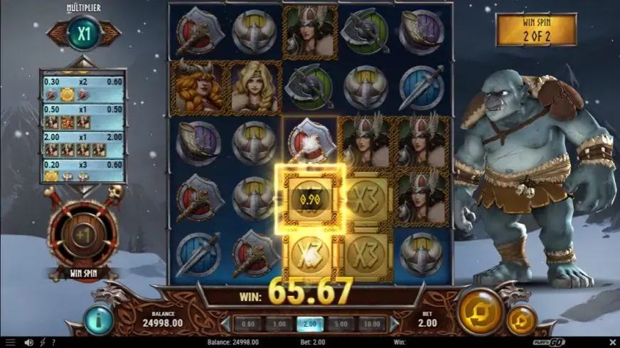 Troll Hunters 2 slot screenshot 6