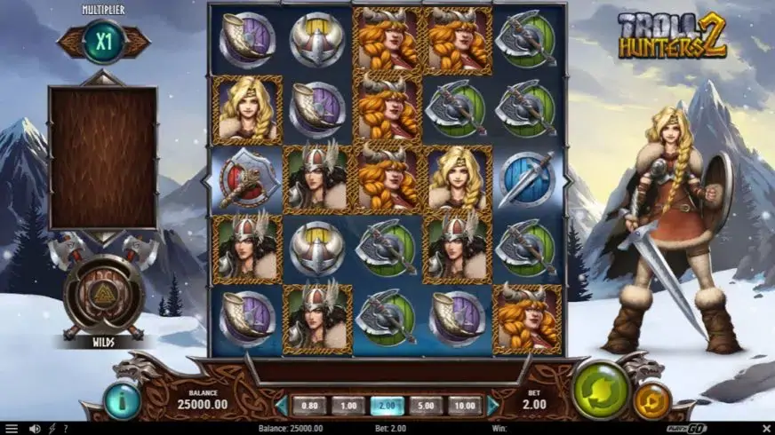 Troll Hunters 2 slot screenshot 1
