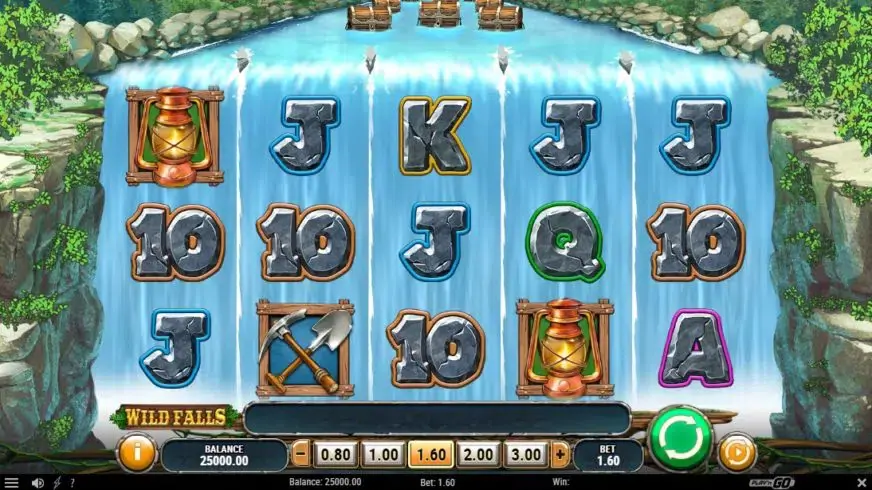 Wild Falls slot screenshot 
